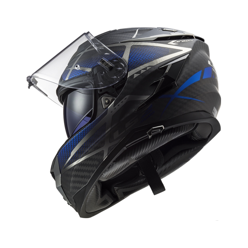 Integrálna prilba na motocykel LS2 FF327 Challenger C Konic čierno-sivo-modrá výpredaj