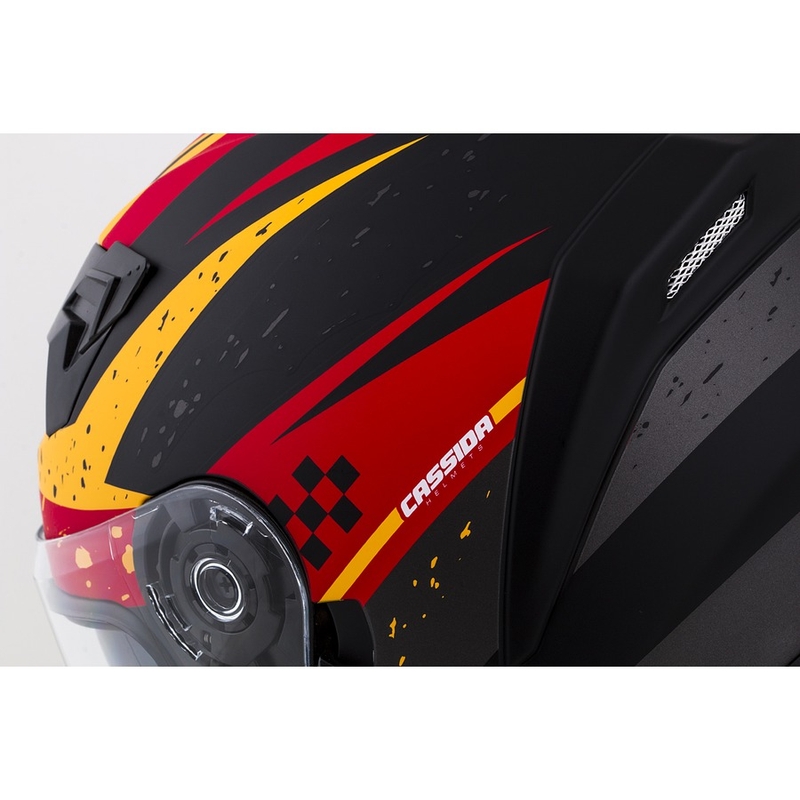 Integrálna prilba na motocykel Cassida Integral 3.0 DRFT oranžovo-fluo červená