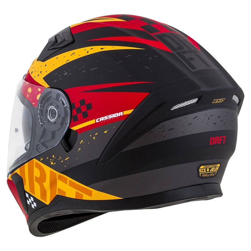 Integrálna prilba na motocykel Cassida Integral 3.0 DRFT oranžovo-fluo červená