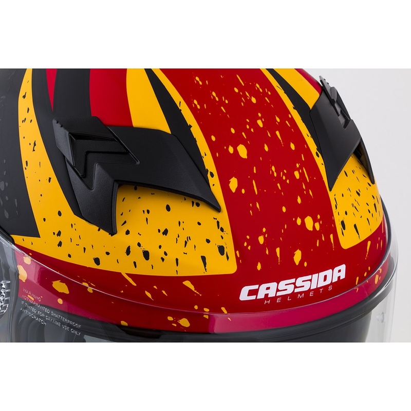 Integrálna prilba na motocykel Cassida Integral 3.0 DRFT oranžovo-fluo červená