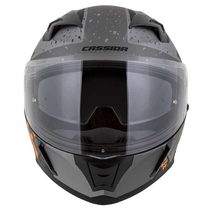 Integrálna prilba na motocykel Cassida Integral 3.0 DRFT matne šedo-čierno-oranžová