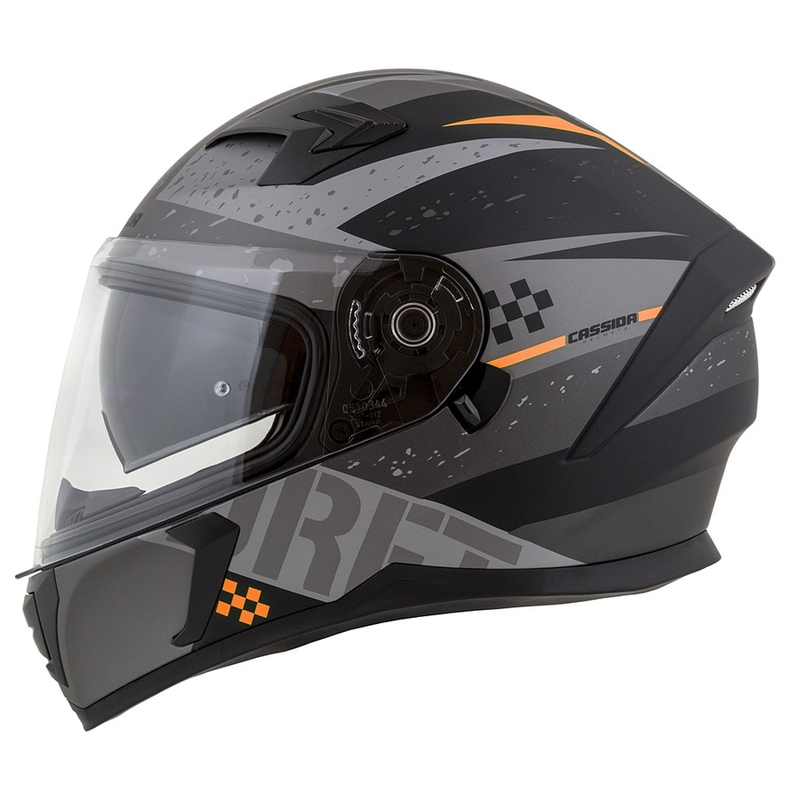 Integrálna prilba na motocykel Cassida Integral 3.0 DRFT matne šedo-čierno-oranžová