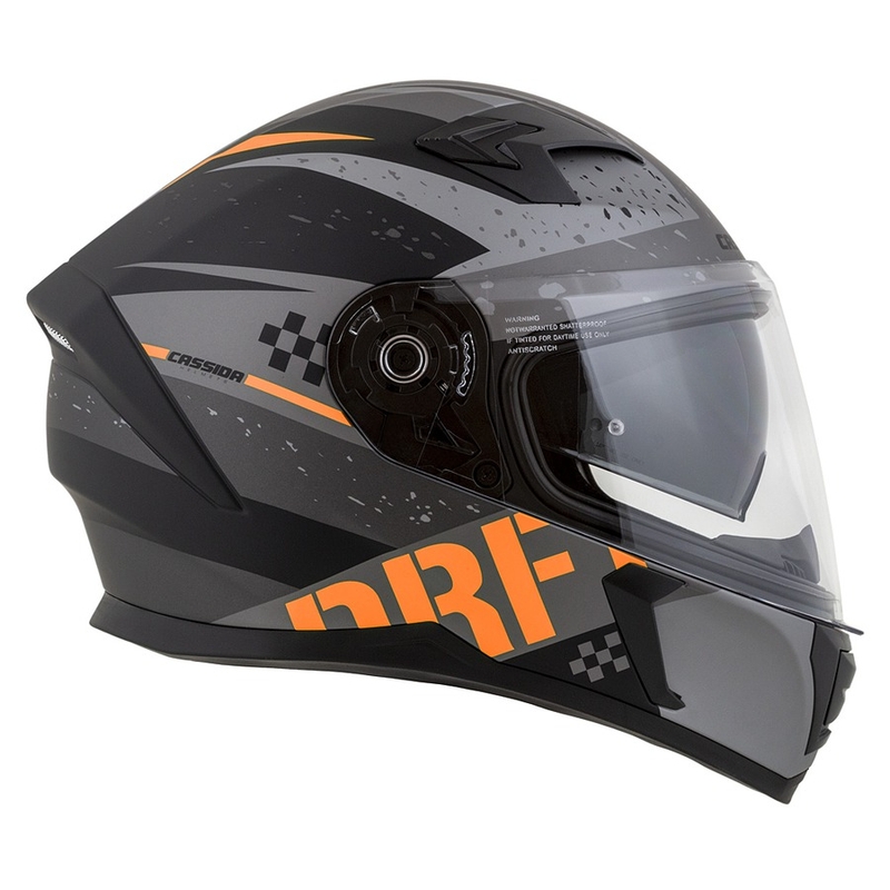 Integrálna prilba na motocykel Cassida Integral 3.0 DRFT matne šedo-čierno-oranžová