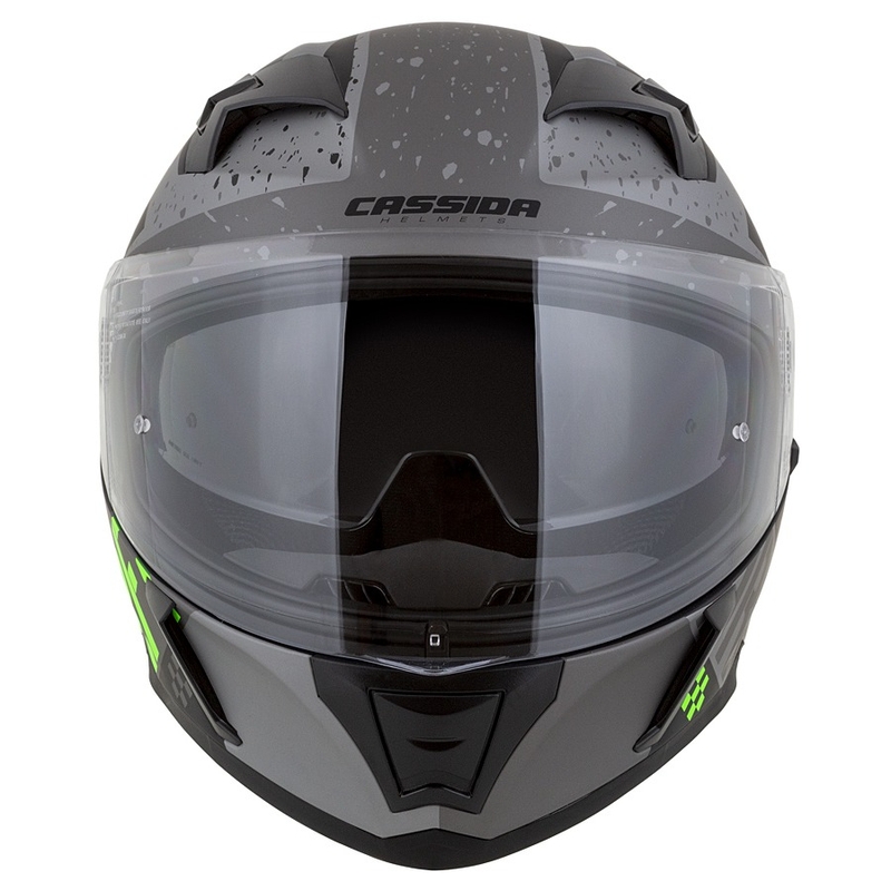 Integrálna prilba na motocykel Cassida Integral 3.0 DRFT matne šedo-čierno-zelená