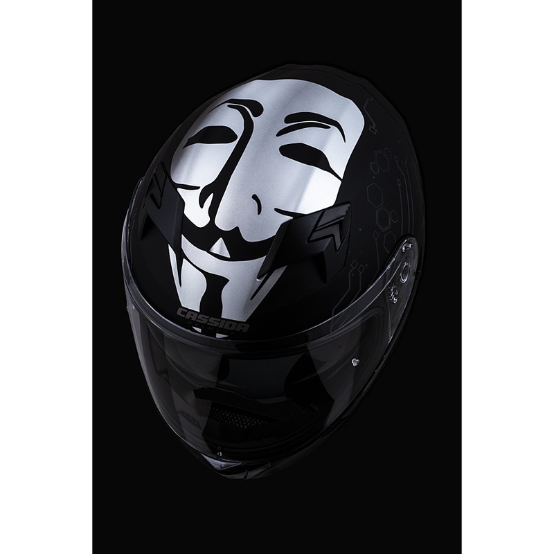 Integrálna prilba na motocykel Cassida 3.0 Hack modro-čierna matná