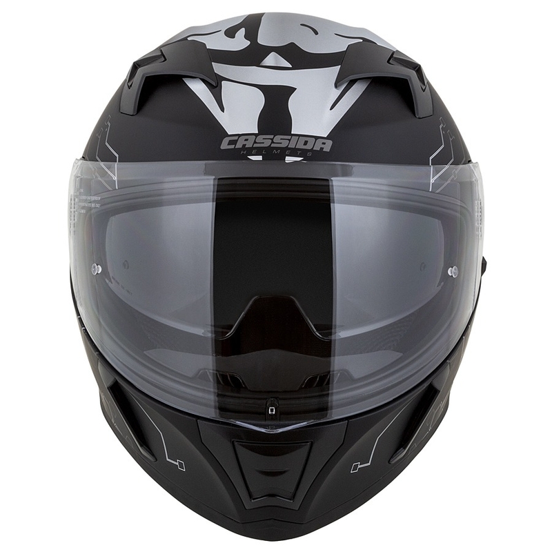 Integrálna prilba na motocykel Cassida 3.0 Hack Vision šedo-strieborno-čierna matná výpredaj