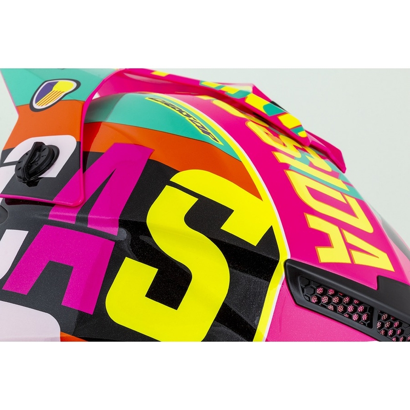 Detská motokrosová prilba Cassida Cross Cup Sonic Junior multicolor