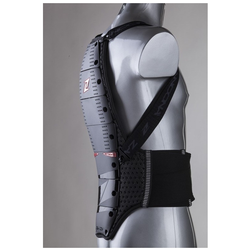 Chrbtový chránič Zandona Spine EVC X6 čierny 158 - 167 cm