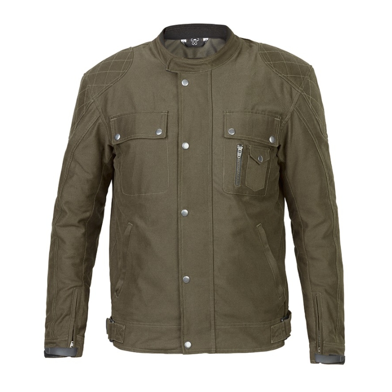 Bunda na motocykel 4SQUARE Freeman khaki zelená