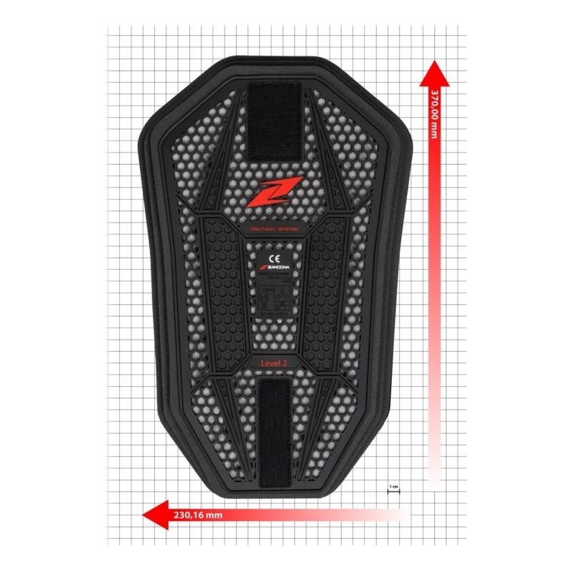 Univerzálny chrbtový chránič Zandona Eatech Insert 7201