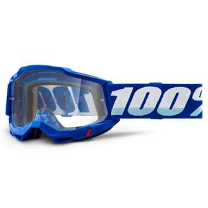 Motokrosové okuliare 100 % ACCURI 2 modré (číre plexisklo)