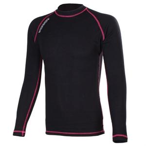 Termo tričko RSA Heat čierno-ružové dlhý rukáv