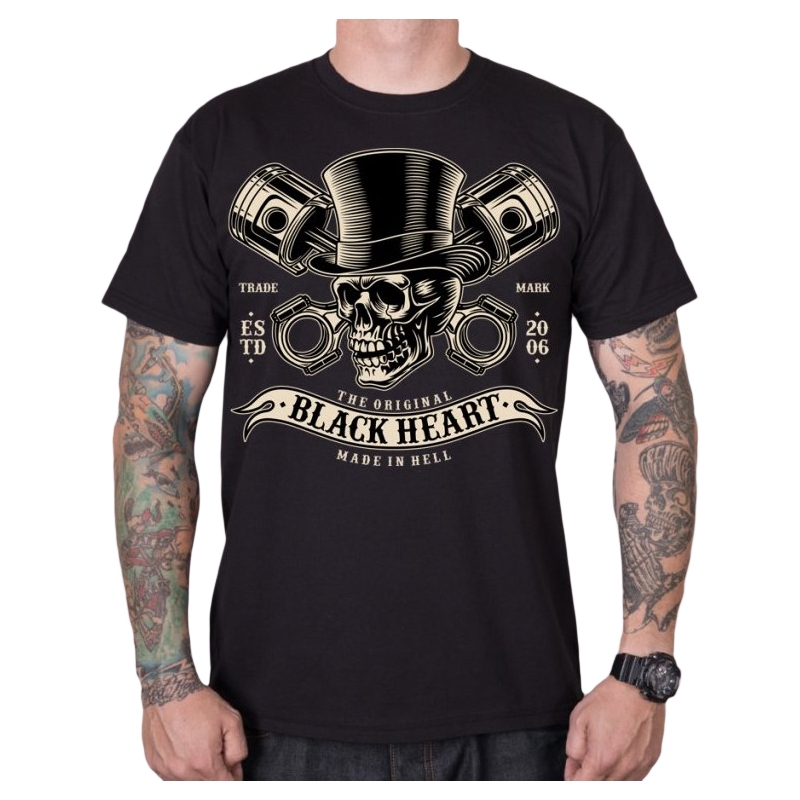 Pánske tričko Black Heart Gentleman