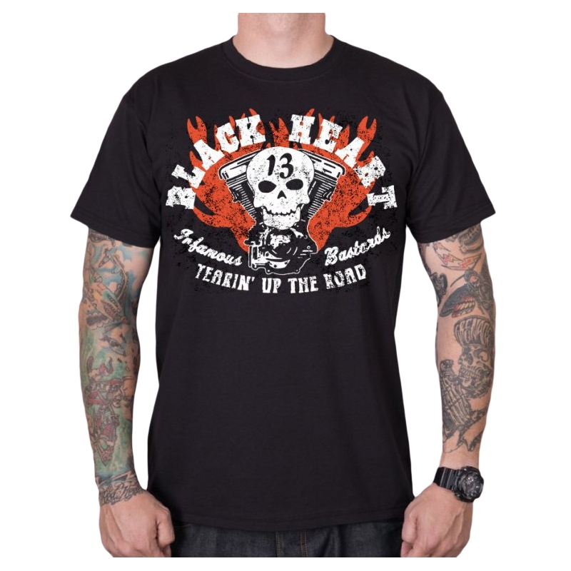 Pánske tričko Black Heart Flathead