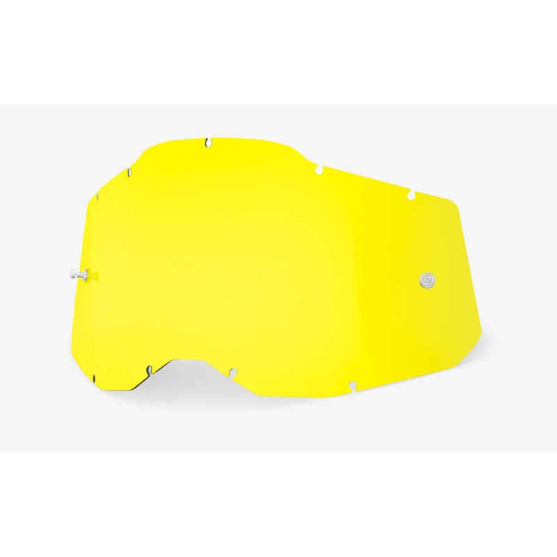 Plexisklo 100% Racecraft 2/Accuri 2/Strata 2 žlté (Anti-fog)