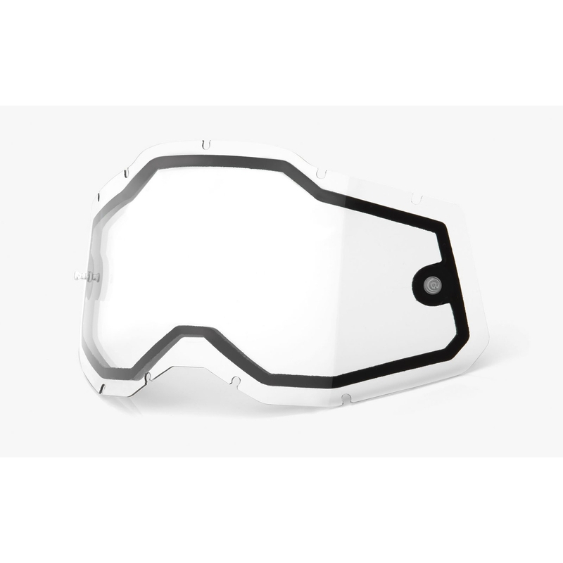 Plexisklo 100% Racecraft 2/Accuri 2/Strata 2 dvojité číre (Anti-fog)