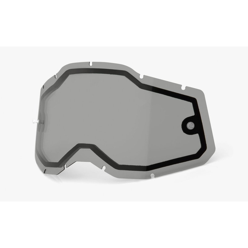 Plexisklo 100% Racecraft 2/Accuri 2/Strata 2 dvojité tmavé (Anti-fog)