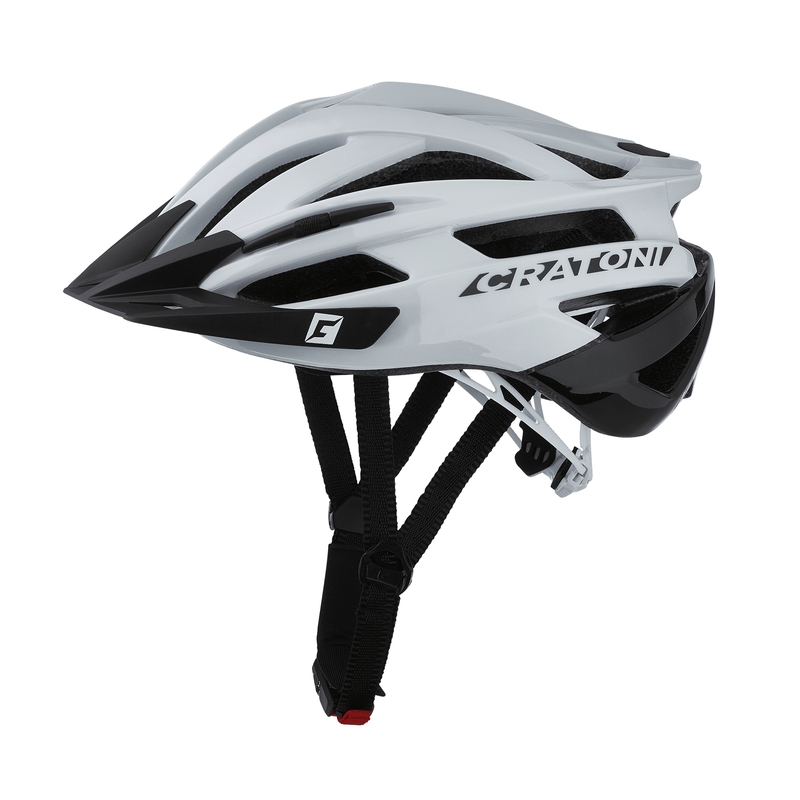 Cyklo prilba CRATONI Agravic bielo-čierna