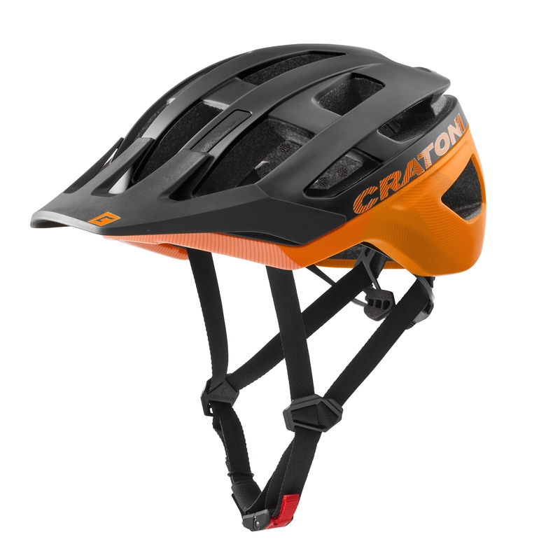 Cyklo prilba CRATONI AllRace čierno-fluorescenčno oranžová výpredaj