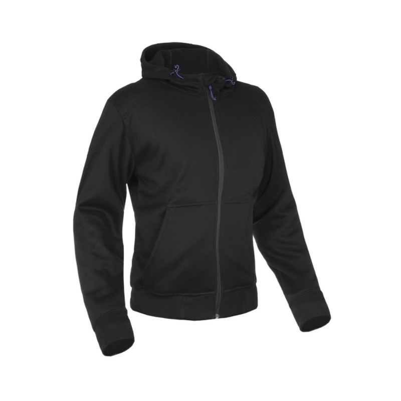 Dámska mikina na motocykel Oxford Super Hoodie 2.0 čierna