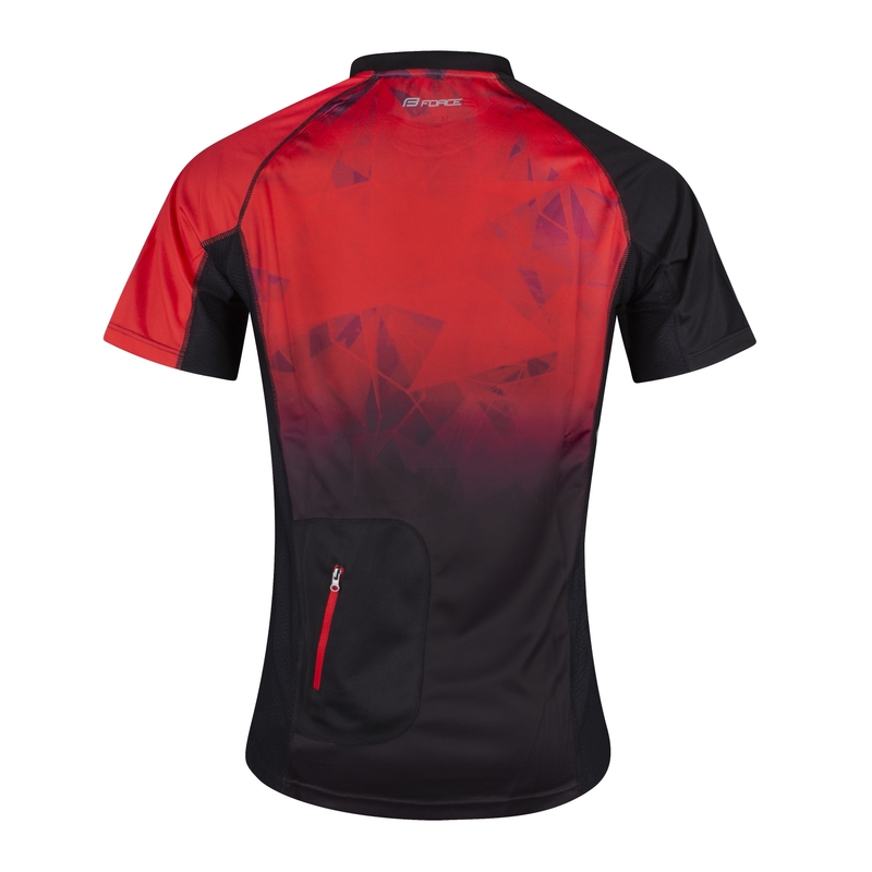 Dres FORCE MTB Core červeno-čierny výpredaj