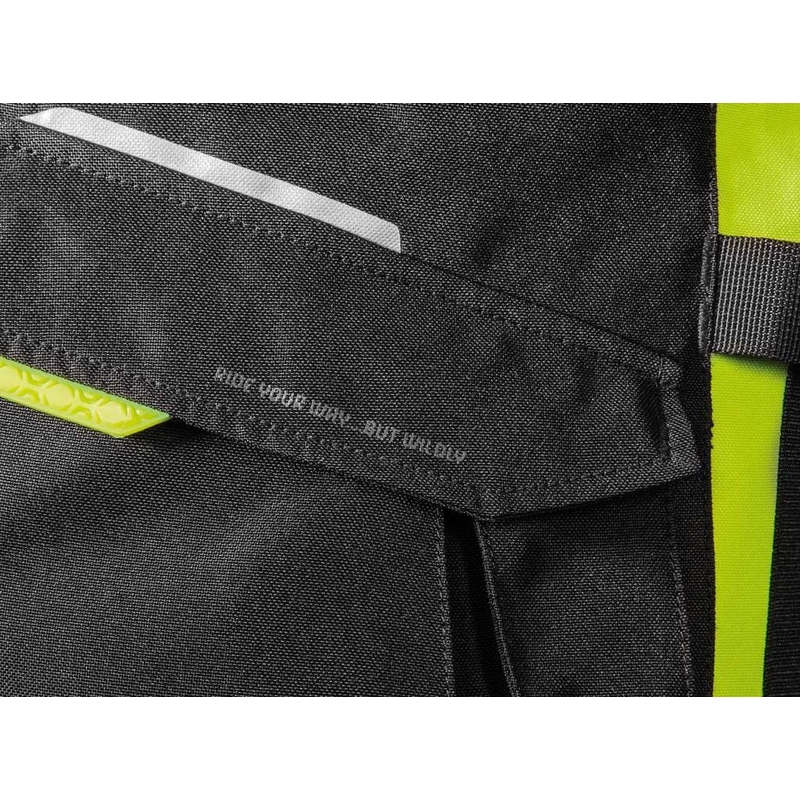 Bunda na motocykel IXON Balder sivo-fluo žltá výpredaj