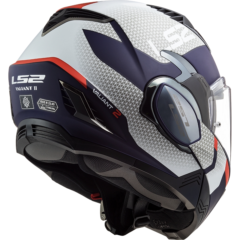 Preklápacia prilba na motocykel LS2 FF900 Valiant II Citius modro-bielo-červená