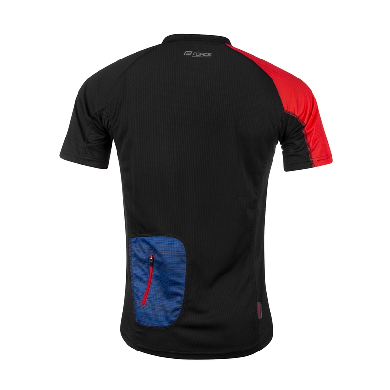 Dres FORCE MTB X5 modro-červený výpredaj