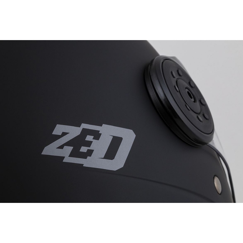 Otvorená prilba na motocykel ZED C50 čierna matná