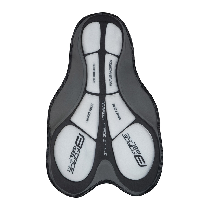 Šortky FORCE MTB-11 čierne výpredaj
