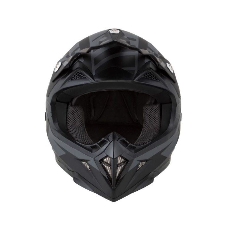Motokrosová prilba ZED X1.9 čierno-sivá matná