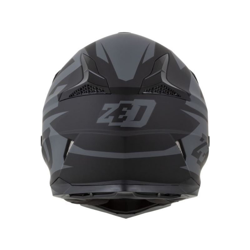 Motokrosová prilba ZED X1.9 čierno-sivá matná