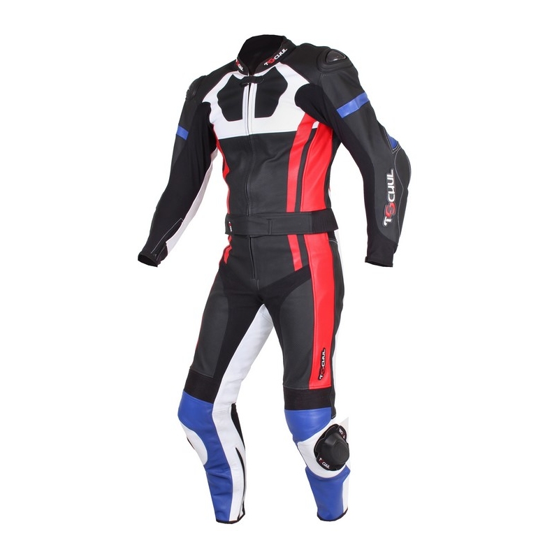 Pánske nohavice Tschul 580 čierno-modro-červeno-biele vypredaj výpredaj