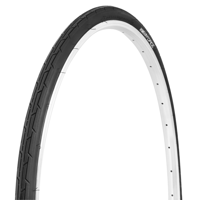 Plášť FORCE 27 x 1 1/4, IA-2403 čierny výpredaj