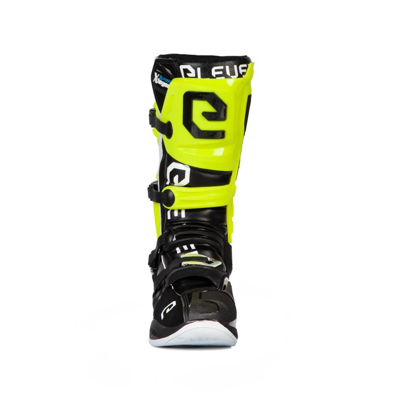 Čižmy na motocykel Eleveit X-Legend čierno-fluo žlto-biele výpredaj