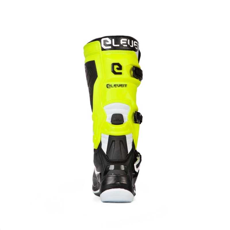 Čižmy na motocykel Eleveit X-Legend čierno-fluo žlto-biele výpredaj