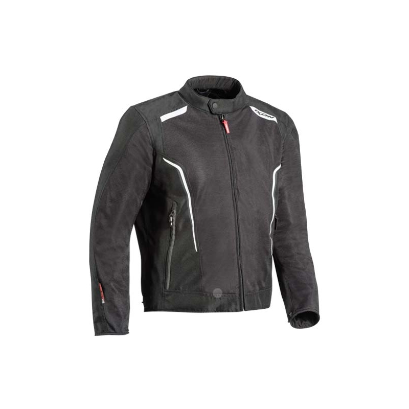 Bunda na motocykel IXON Cool Air C čierno-biela výpredaj
