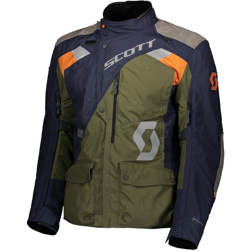 Bunda na motocykel SCOTT Dualraid Dryo modro-zelená výpredaj