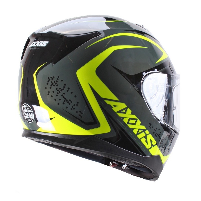 Prilba na motorku Axxis Alert šedo-fluo žltá vypredaj výpredaj
