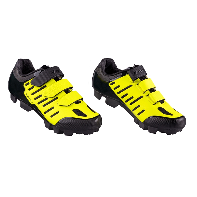Tretry FORCE MTB Tempo fluorescenčno-čierne výpredaj