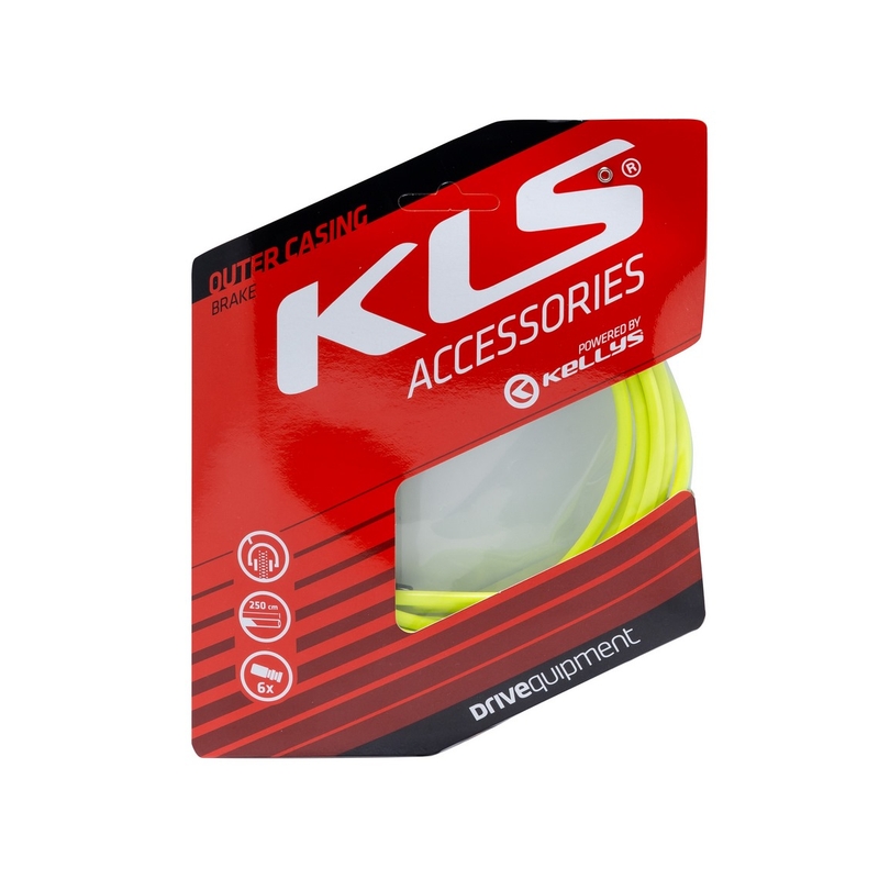 Bowden brzdový KELLYS 250 cm žlutý výprodej