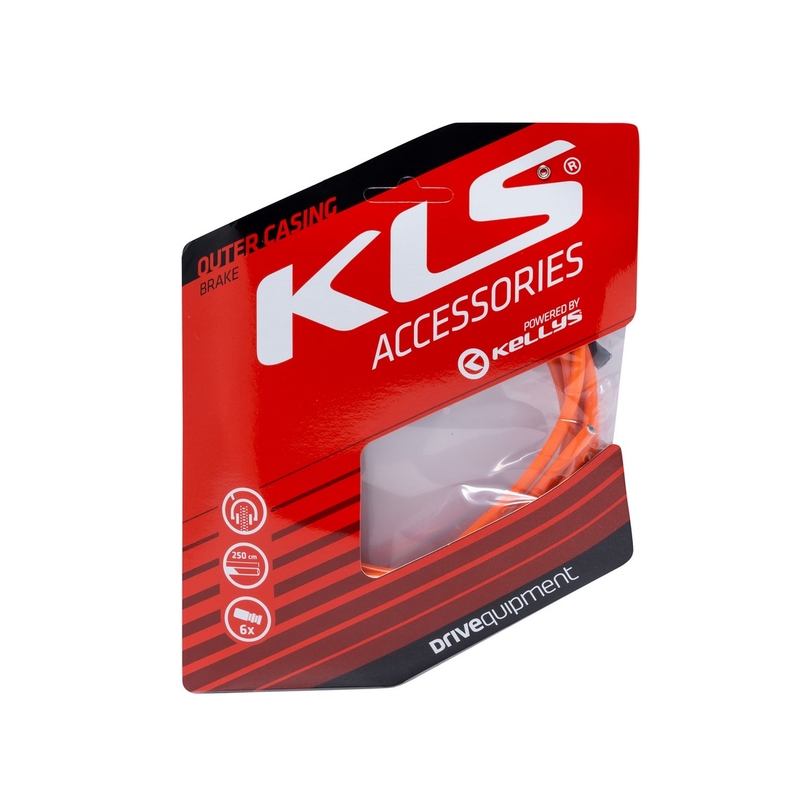 Bowden brzdový KELLYS 250 cm oranžový výprodej