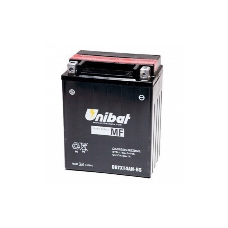 Batéria bezúdržbová UNIBAT CBTX14AH-BS, 12 V 12 Ah