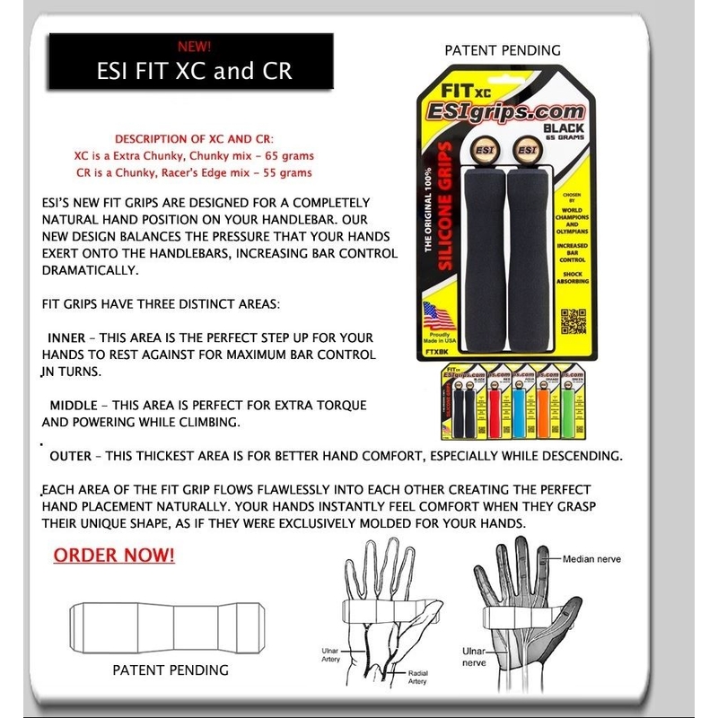 Rukojeti ESI grips Fit XC výprodej