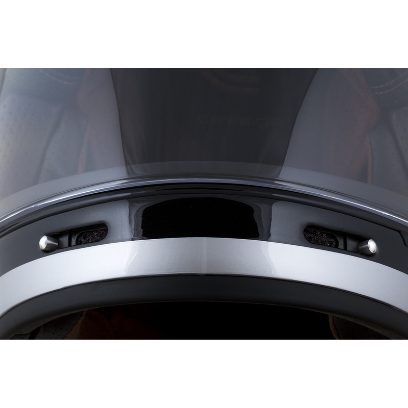 Integrálna prilba na motorku Cassida Fibre Jawa Sport čierno-strieborno-červená