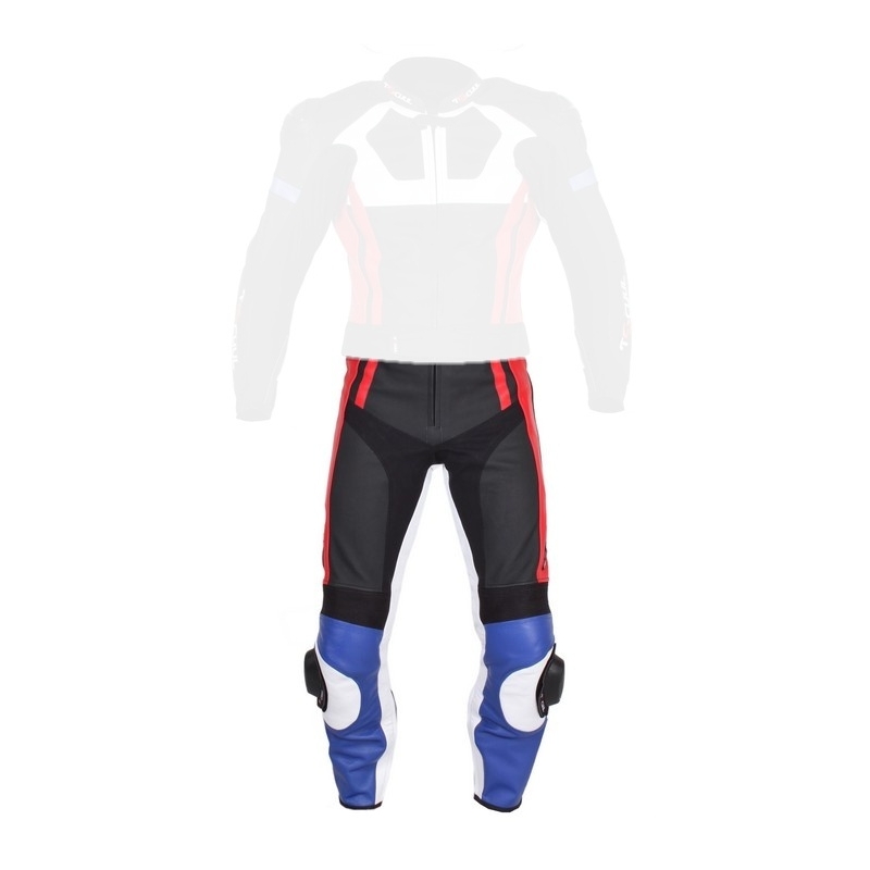 Pánske nohavice Tschul 580 čierno-modro-červeno-biele vypredaj výpredaj