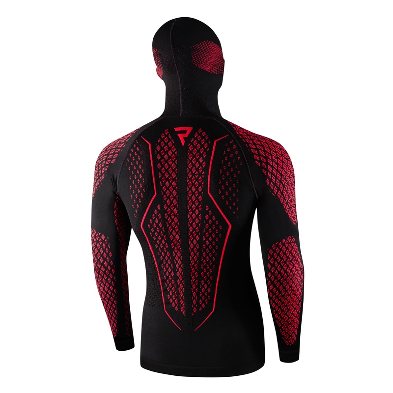 Termo tričko Rebelhorn Therm II 2v1 čierno-červené
