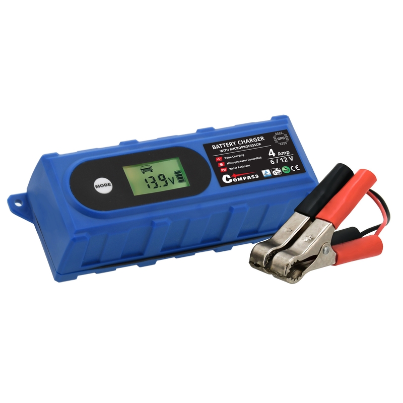 Nabíjačka batérií s LCD displejom 6/12 V 3,8 Amp