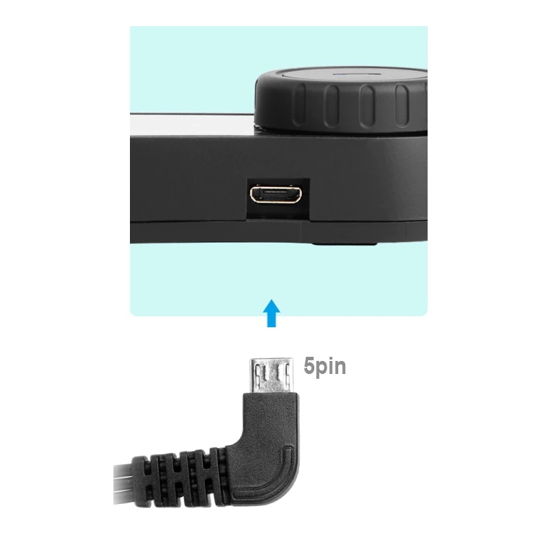 Náhradný mikrofón a slúchadlá pre Bluetooth Intercom MaxTo M2