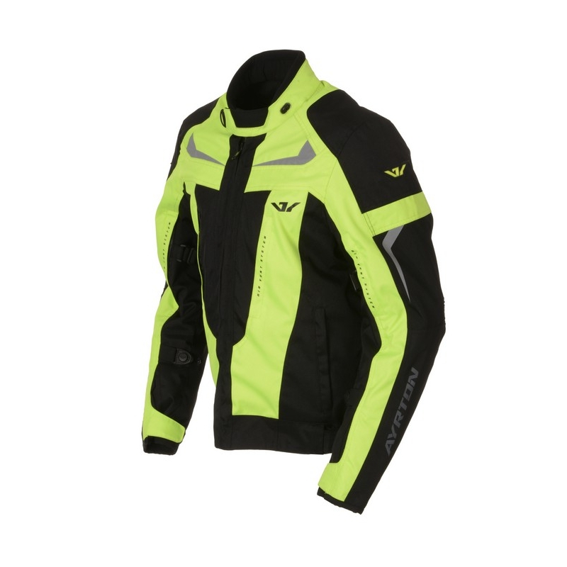 Bunda na motocykel Ayrton Sting čierno-fluorescenčno-žltá výpredaj